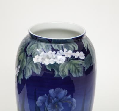 Blue Iris Vase
