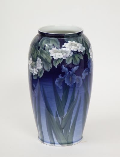 Blue Iris Vase