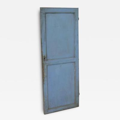 Blue Italian Decorative Door in Fan Style