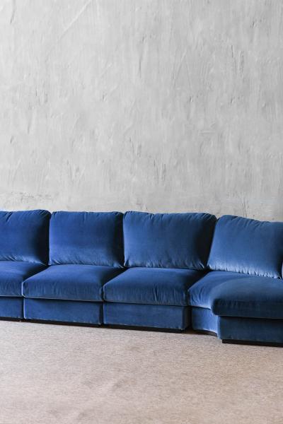 Blue LB modular sofa