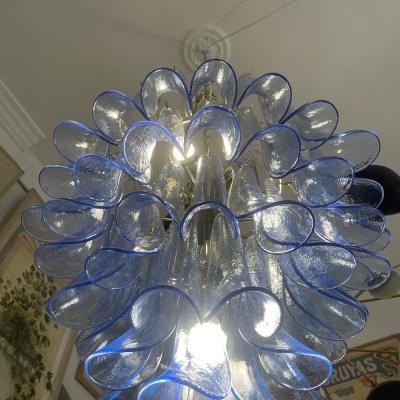 Blue Petals Ceiling Lamp