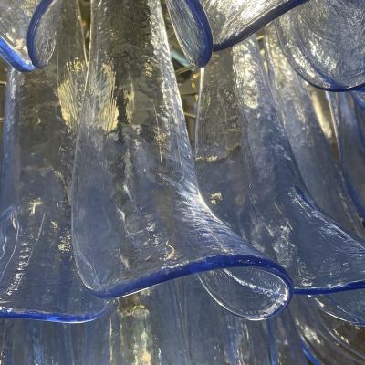 Blue Petals Ceiling Lamp