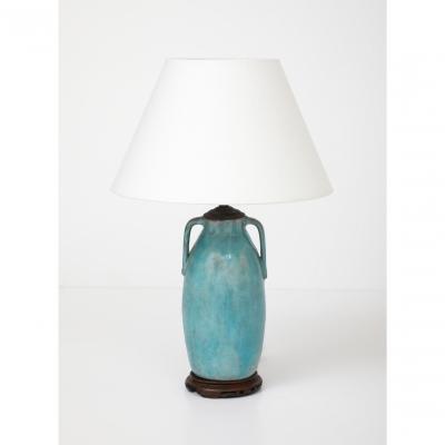 Blue Porcelain Lamp