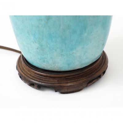 Blue Porcelain Lamp