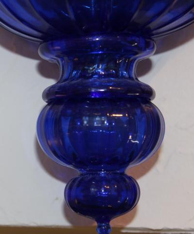 Blue Porpora Blue Venini Wall Sconce