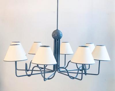 Blue Wave Chandelier