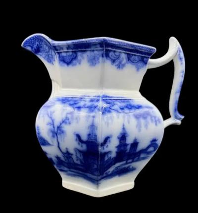 Blue White Pitcher Whampoa Pattern 