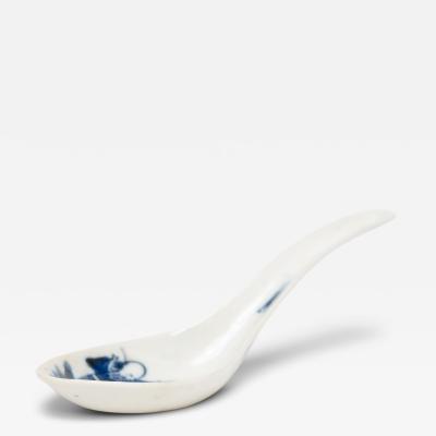Blue and White Porcelain Spoon