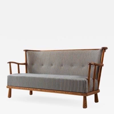 Bo Fj stad Scandinavian Sofa in Pine by Bo Fjaestad 1930s