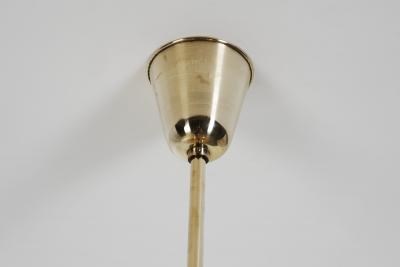 Bo Notini Amber Glass Hanging Lamp by Bo Notini for Gl ssner Co Sweden 1940s