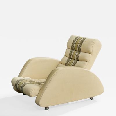 Bo Wretling Lounge Chair with Wood and Metal Sweden 1930s