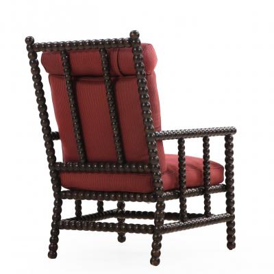 Bobbin Turned Open Arm Chair 
