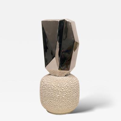 Bobby Silverman Ivory and Chrome Sculpture 2