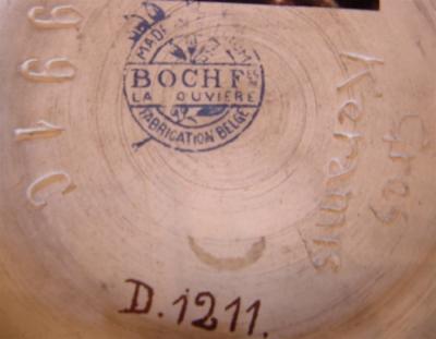 Boch Stoneware Vase Gres Keramis
