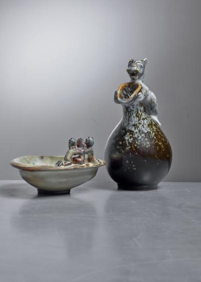 Bode Willumsen Set of Bode Willumsen stoneware pieces