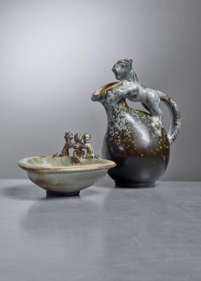 Bode Willumsen Set of Bode Willumsen stoneware pieces