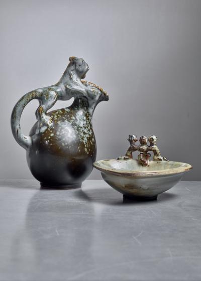 Bode Willumsen Set of Bode Willumsen stoneware pieces