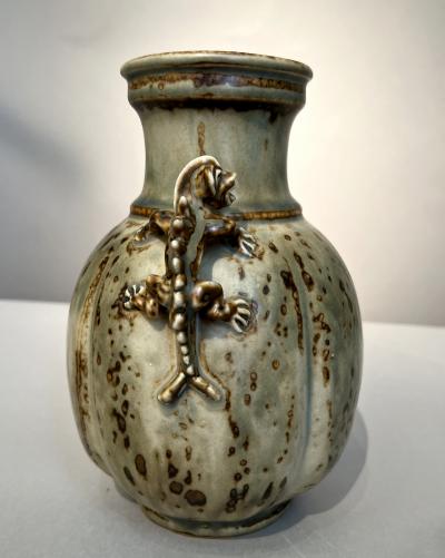 Bode Willumsen Small vase with dragons by Bode Willumsen 1895 1987 Denmark circa 1940