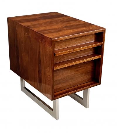 Bodil Kjaer Bodil Kj r 1950s Rosewood 2 Drawer Cabinet