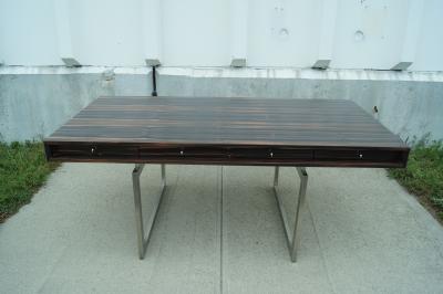 Bodil Kjaer Rare Macassar Desk by Danish Designer Bodil Kjaer