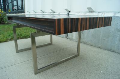 Bodil Kjaer Rare Macassar Desk by Danish Designer Bodil Kjaer