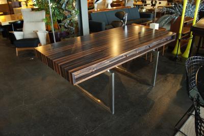 Bodil Kjaer Rare Macassar Desk by Danish Designer Bodil Kjaer