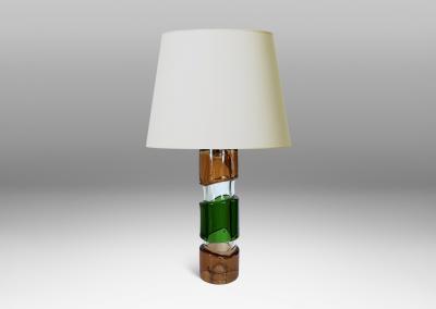 Bohemian Brutalist Table Lamp
