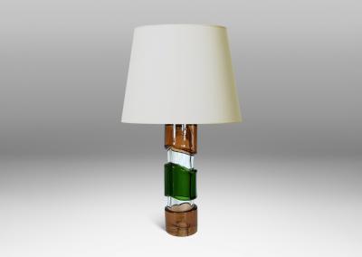 Bohemian Brutalist Table Lamp