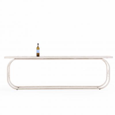Bohemian Modern Ceramic Tile Sofa or Media Table Late 20th C 