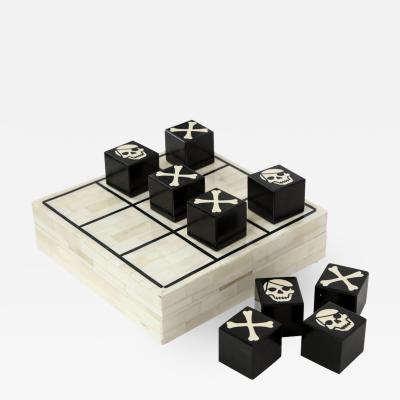 Horn/Bone Tic Tac Toe Set