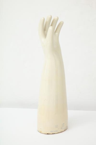 Bone White Porcelain Glove Mold
