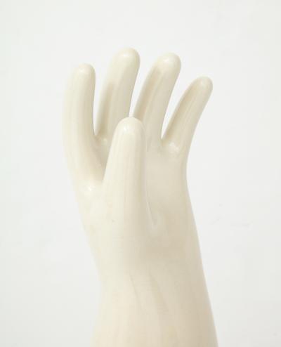 Bone White Porcelain Glove Mold