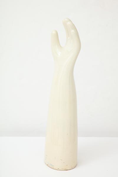 Bone White Porcelain Glove Mold