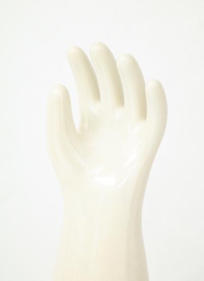 Bone White Porcelain Glove Mold