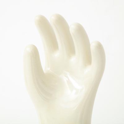 Bone White Porcelain Glove Mold