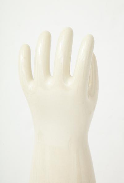 Bone White Porcelain Glove Mold
