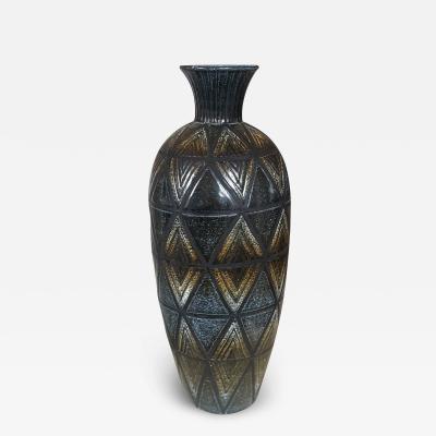 Bonnie Rhenqvist Monumental Vase with Diamond Pattern by Bonnie Rhenqvist