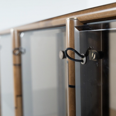 Bookcase Vitrine by Tobia and Afra Scarpa for Maxalto 1970s