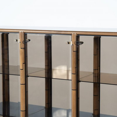 Bookcase Vitrine by Tobia and Afra Scarpa for Maxalto 1970s