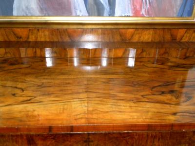 Bookmatched Dining Art Deco Storage Cabinet