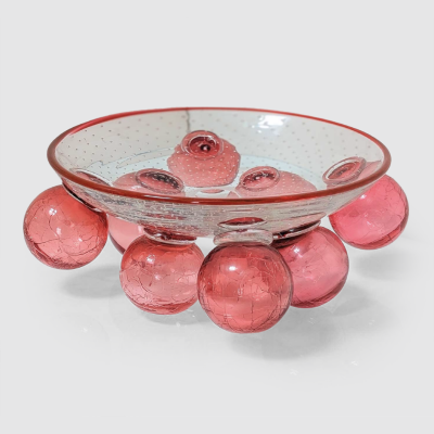 Borek Sipek ZET glass cup by Bo ek pek for Ajeto 1980
