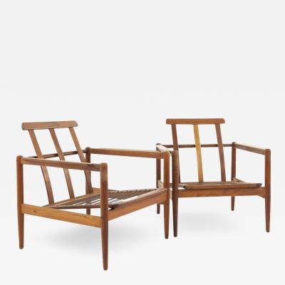 Borge Jensen Borge Jensen and Sonner for Bernstorffsminde Mobelfabrik Teak Lounge Chairs