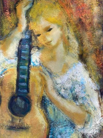 Boris Goncharov Simon Girl with Guitar 