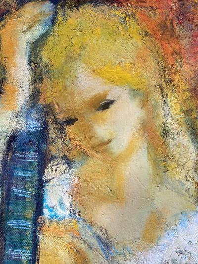 Boris Goncharov Simon Girl with Guitar 