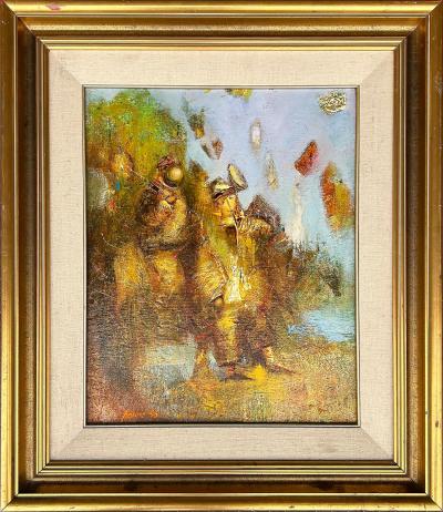 Boris Kostyanykov Original Oil on Canvas Painting by Artist Boris Kostyanykov Impressionist Style