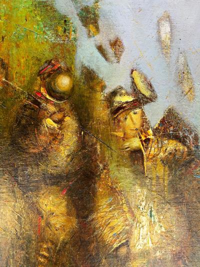 Boris Kostyanykov Original Oil on Canvas Painting by Artist Boris Kostyanykov Impressionist Style