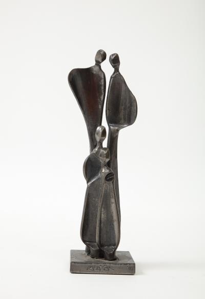 Boris Kramer Iron Family Sculpture