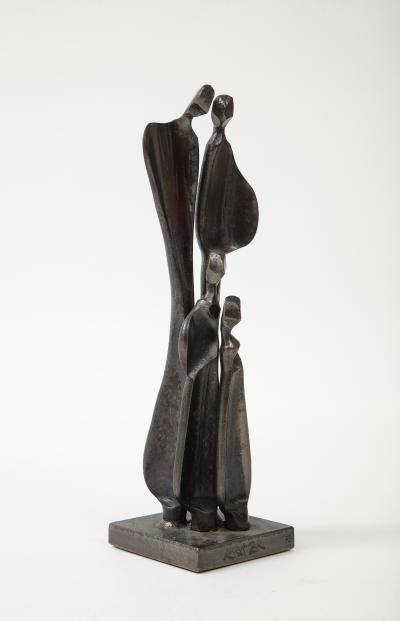 Boris Kramer Iron Family Sculpture