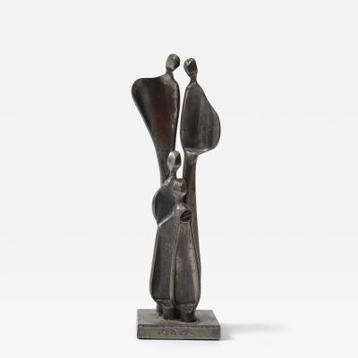 Boris Kramer Iron Family Sculpture