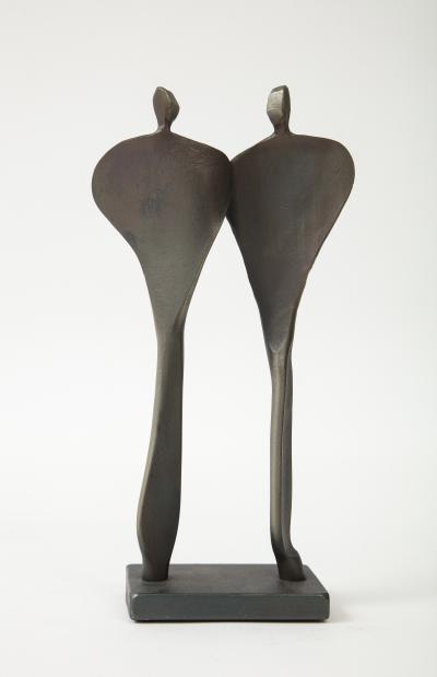 Boris Kramer Iron Family Sculpture